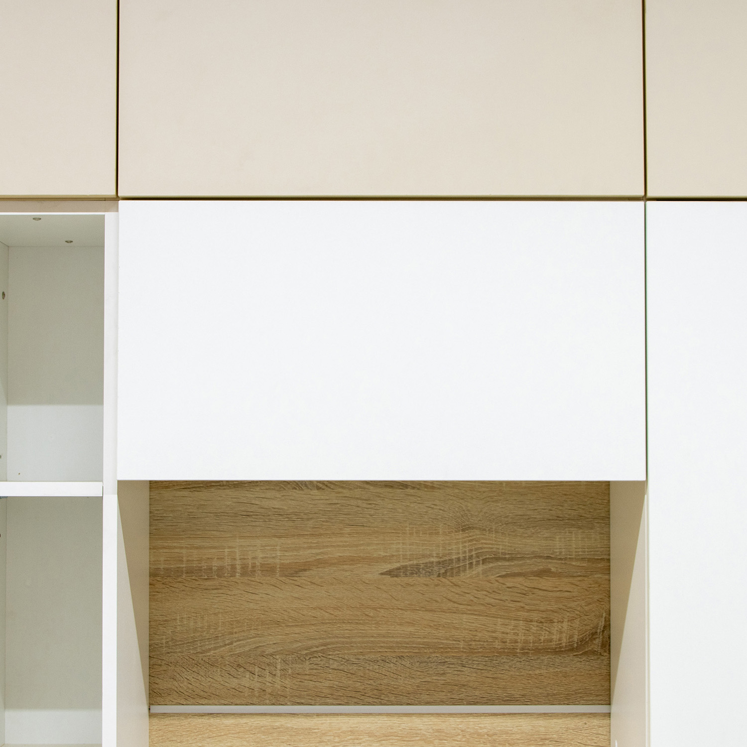 Шкаф навесной 600х338х290 мм BROZEX-WOOD Melissa, для вытяжки, с дверцей, белый