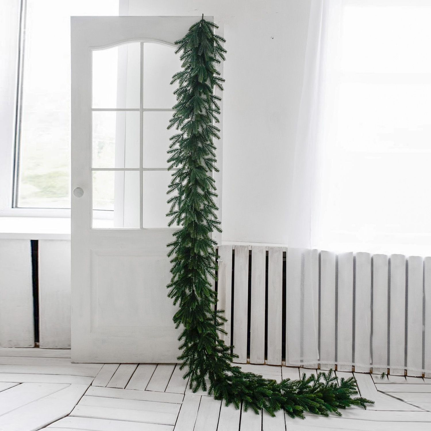 Гирлянда  искусственная пластиковая "Альпийская" Люкс, 2,7 м., литая *1/30