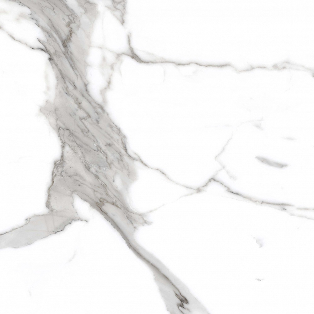 Керамогранит 1.44 м² Primavera Salvatore P107, 600x600х9 мм, полированный, белый