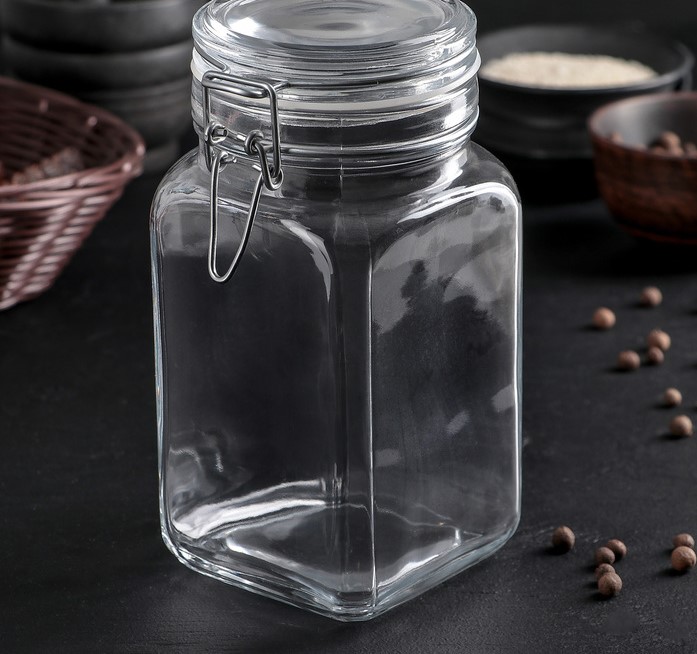 Банка для продуктов стекло "Кремлин" 1,3л 97628 "Pasabahce" *1/6 Банка для продуктов стекло "Кремлин" 1,3л 97628 "Pasabahce" *1/6