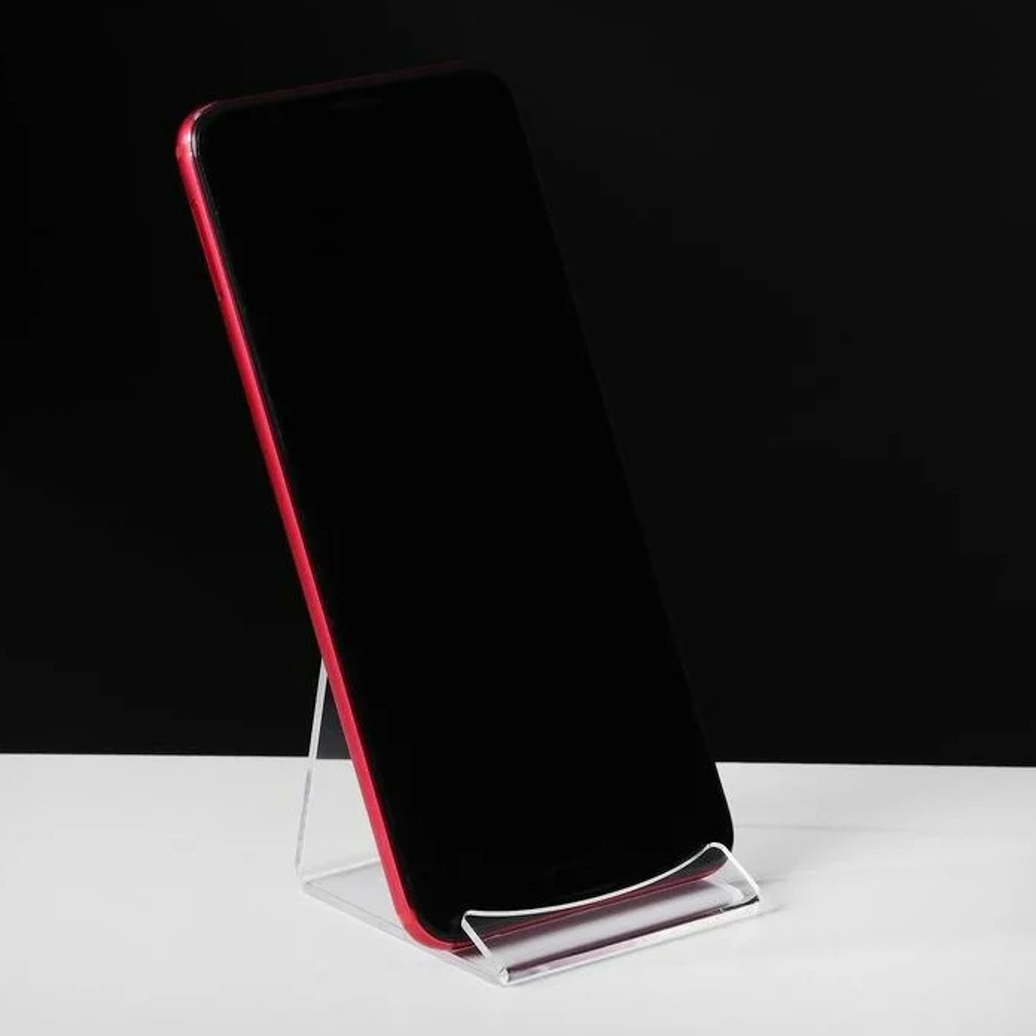 яяяПодставка под телефон 6*6*6 см, оргстекло 2 мм, цвет прозрачный, В ЗАЩИТНОЙ ПЛЁНКЕ 4850195