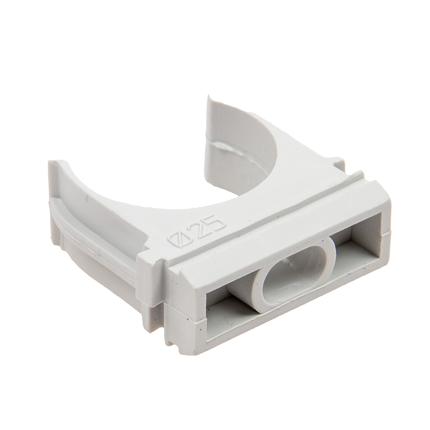 Крепеж-клипса d25мм (для трубы пвх гофро с зонд) упак.10шт. ТDM SQ0405-1003 *1/90