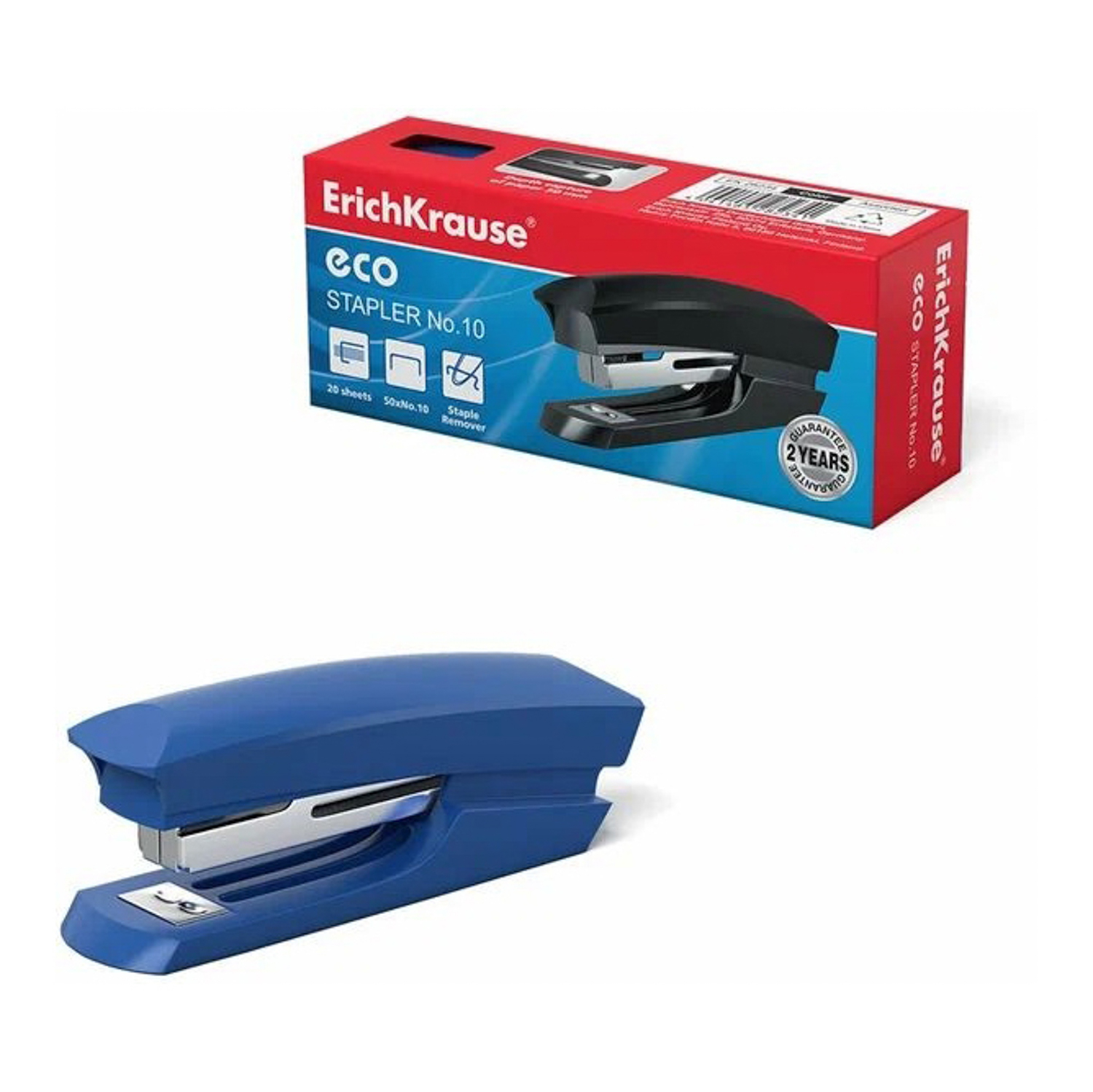Cтеплер №10 20л ErichKrause "ECO" черный 28233 1013753 Cтеплер №10 20л ErichKrause "ECO" черный 28233 1013753