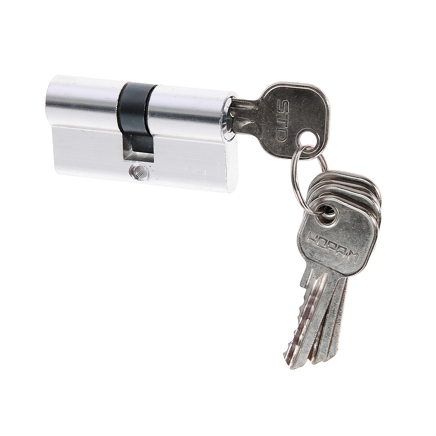 Замок врезной 85мм никель матовый N23 Нора-М *1/10