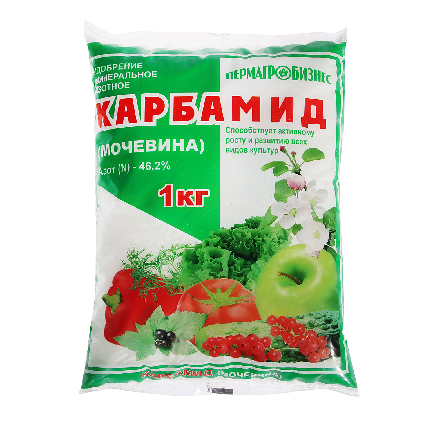 Удобрение карбамид Пермагробизнес, 1 кг Удобрение карбамид Пермагробизнес, 1 кг