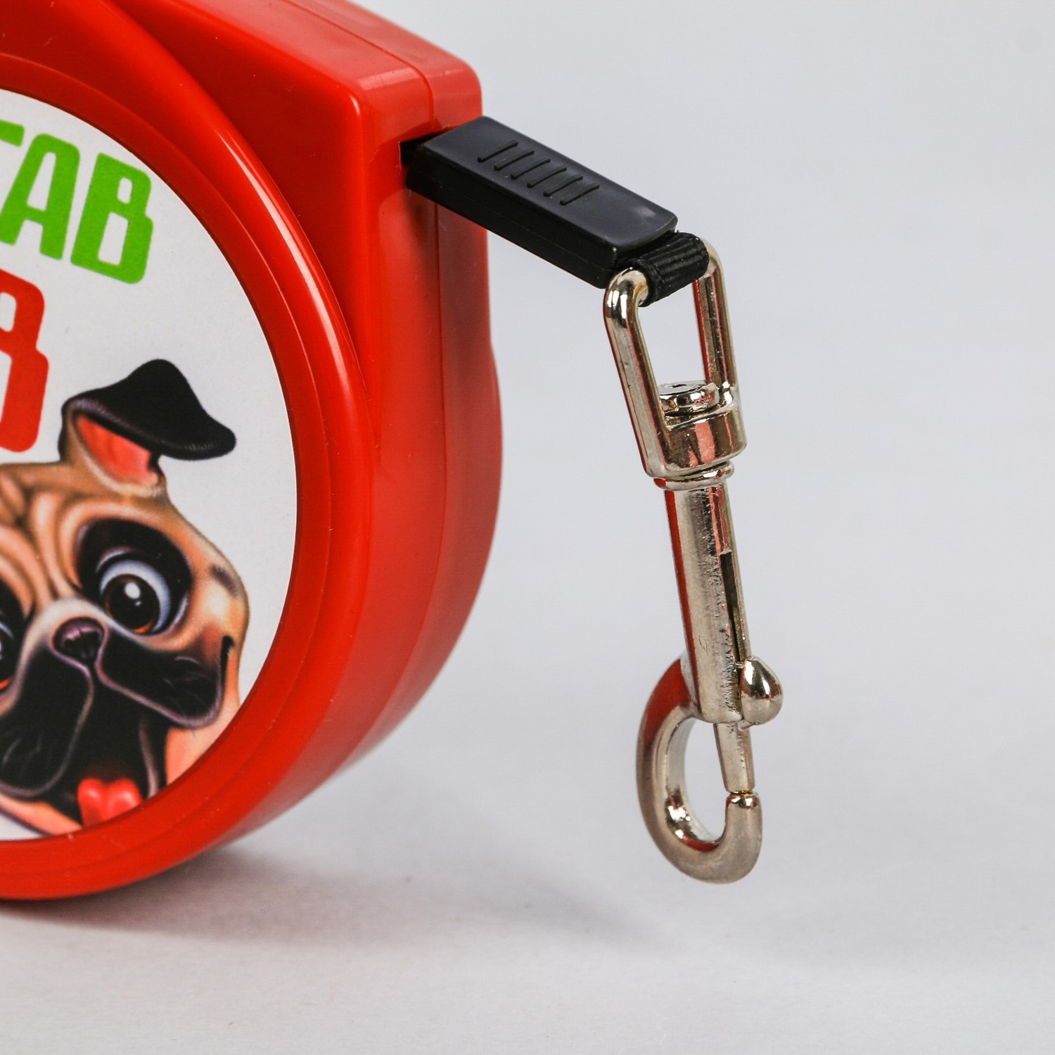 Рулетка "Гав гав", 3 м, вес животного до 12 кг, красная 4077212 Рулетка "Гав гав", 3 м, вес животного до 12 кг, красная 4077212