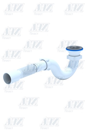 Сифон для душевого поддона 1 1/2"*40 с гибкой трубой 40x50 АНИ E115 *1/45