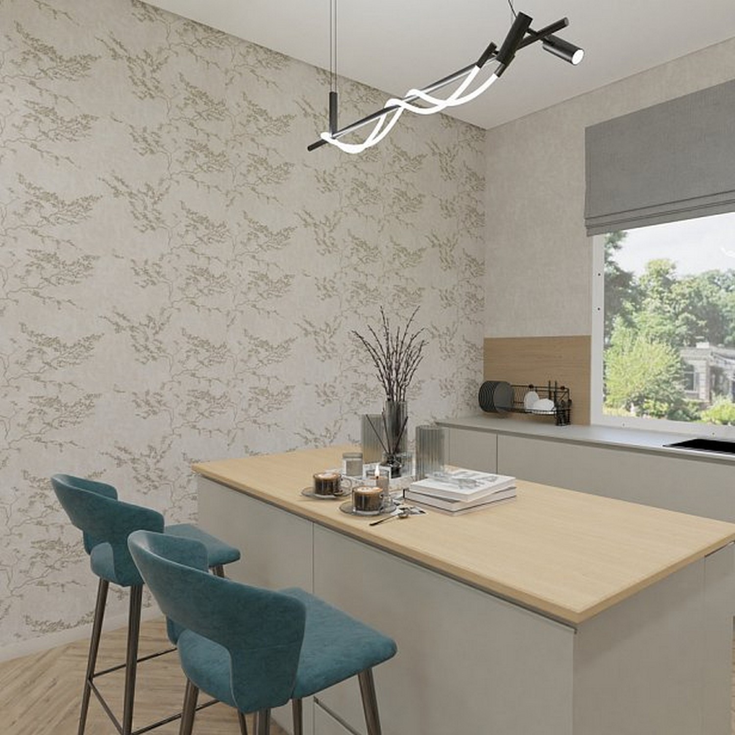 Обои флизелиновые 1.06х10 м OVK Design Аморель-уни 11097-02