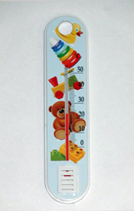 Термометр комнатный "Бэби" от 0°C до +50°C арт.П-2 (блистер) *1/50