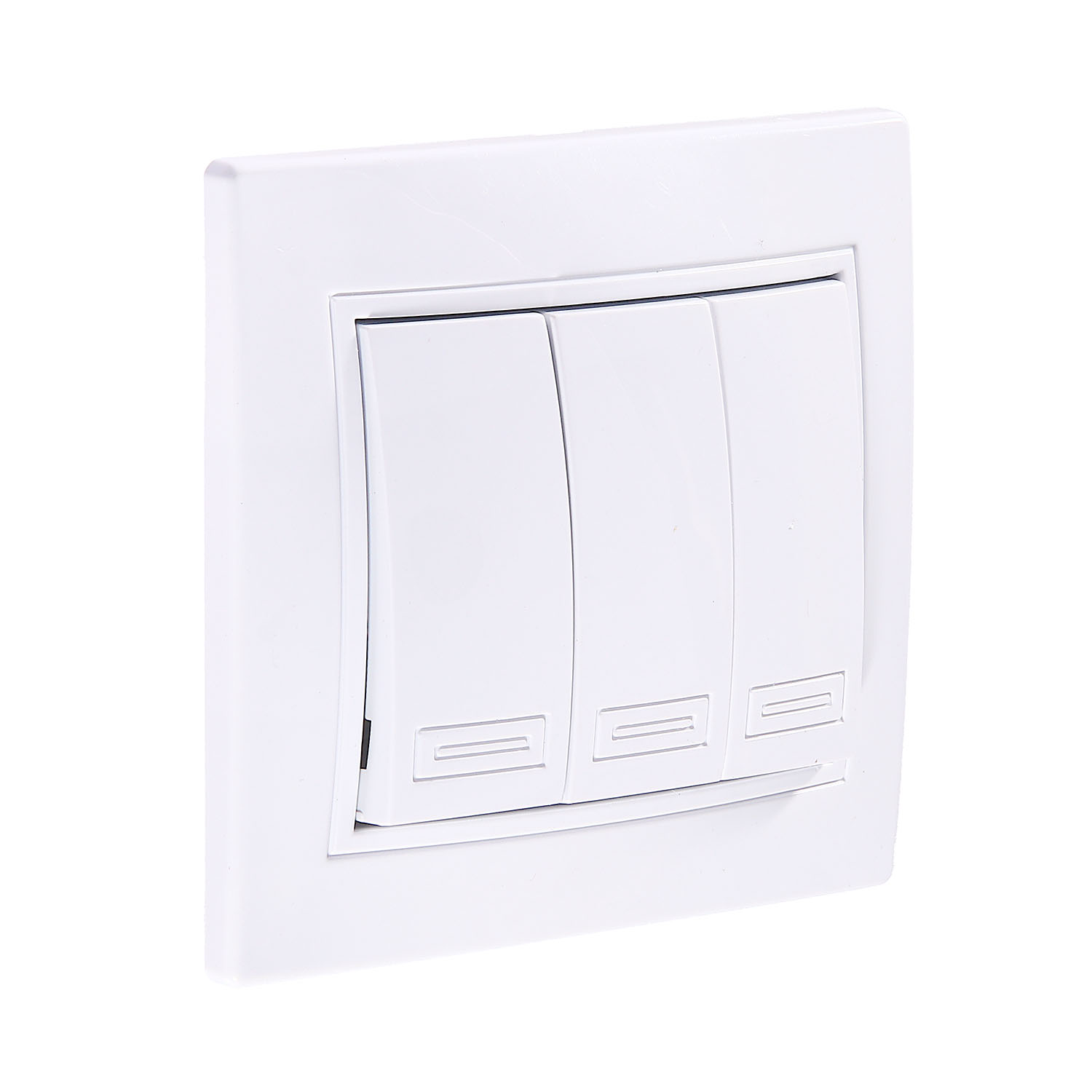 Выключатель "Intro Plano" СП 3кл. белый 10А-250В IP20 1-106-01 *10/200