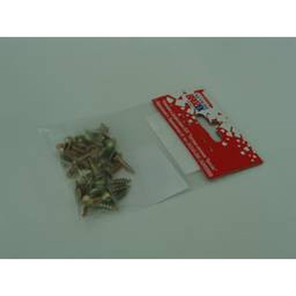 Шурупы жёлтые BROZEX пакет 4,5*20 (20шт) *10/100 Шурупы жёлтые BROZEX пакет 4,5*20 (20шт) *10/100