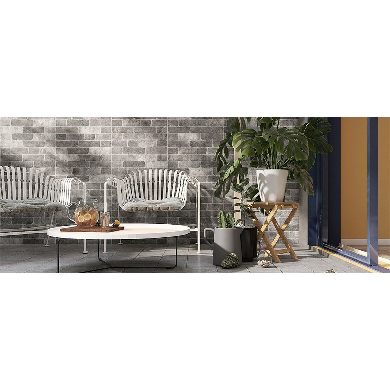 Керамогранит 1.62 м² Global Tile New York GT189VG, 600x300х9 мм, серый