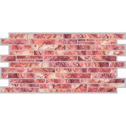 Панель стеновая ПВХ "ДЕКОКАМ" Сланец №13 красный (1035*500 мм) *10