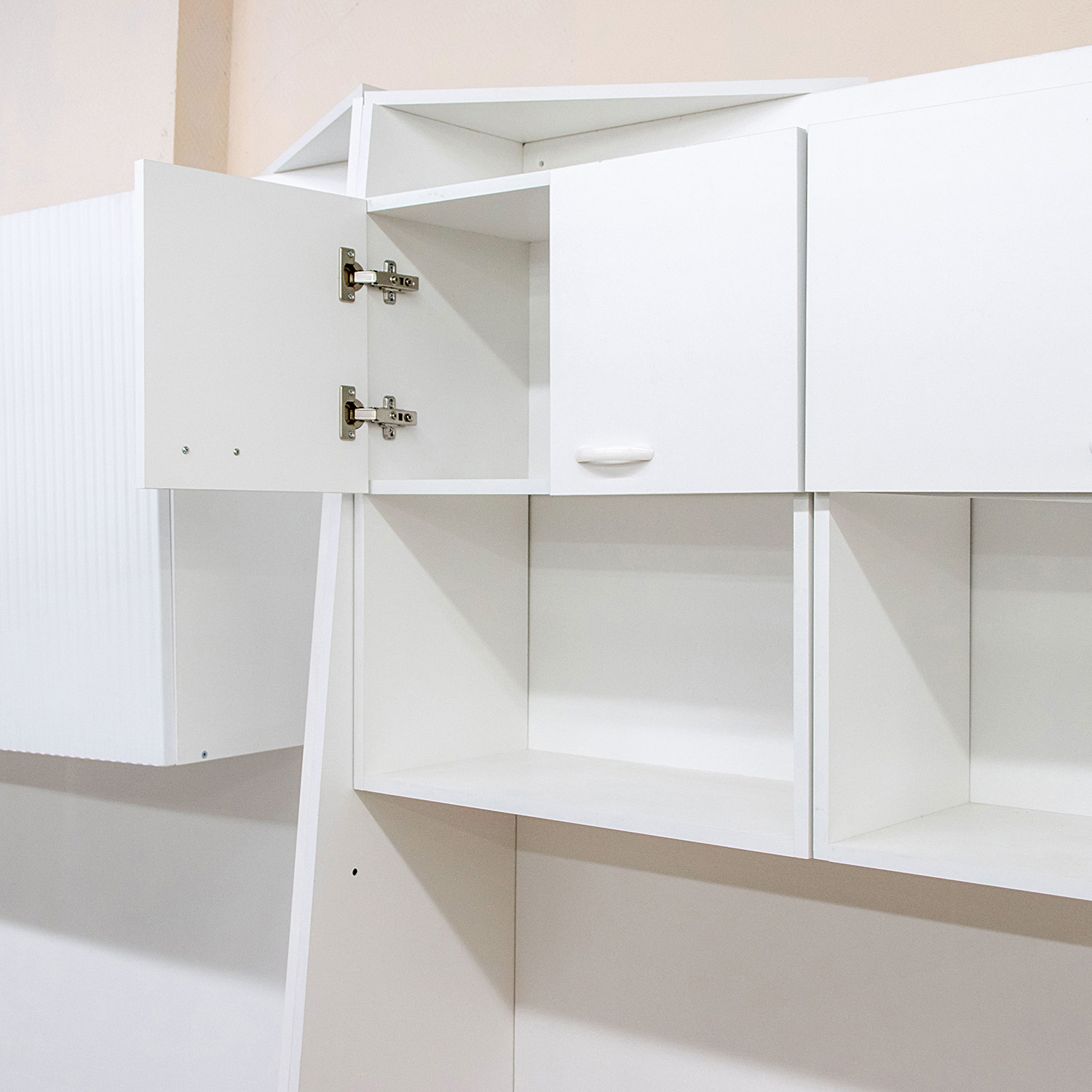 Кухонный гарнитур BROZEX-WOOD Уют 1 м, белый