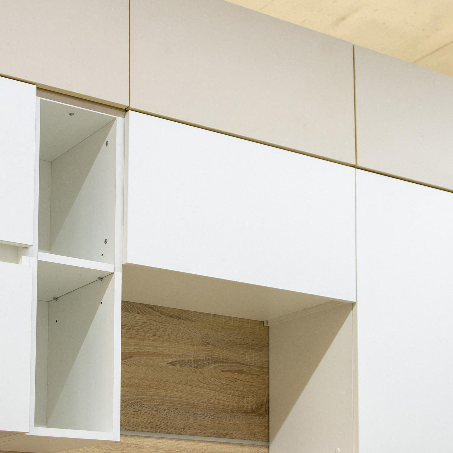 Шкаф навесной 600х338х290 мм BROZEX-WOOD Melissa, для вытяжки, с дверцей, белый