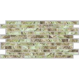 Панель стеновая ПВХ "ДЕКОКАМ" Сланец №11 зелёный (1035*500 мм) *30*10