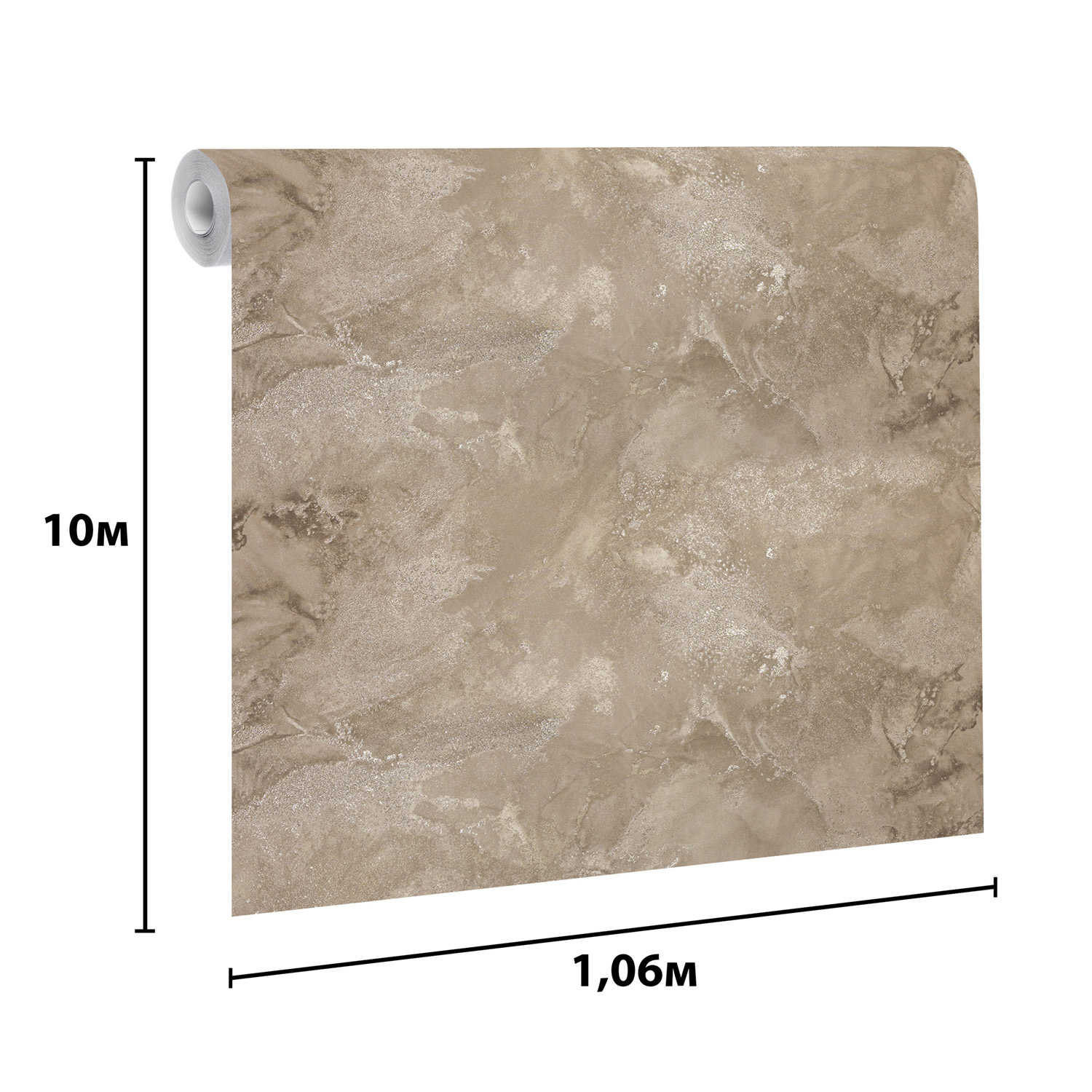 Обои  флиз  Ateliero Capri (коричн.) 585628 1.06*10м *6