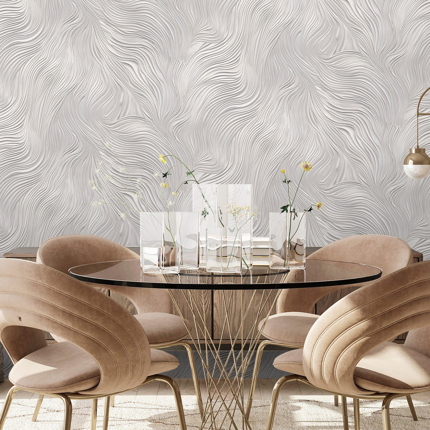 Обои  флиз Victoria Stenova  Revolute (св.-сер.)588046 1.06*10м *6