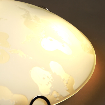 Светильник настенно-потолочный стекло FX3036/12''  Е27 60Вт (h=90, диам 300 ) 8кв.м.    VERNER