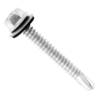 Саморезы кровельные BROZEX 5,5*64 цинк (1500шт) промтара к *1