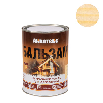 Акватекс-бальзам (натуральное масло д/древесины) бесцветный 0,75 л *1/6/576