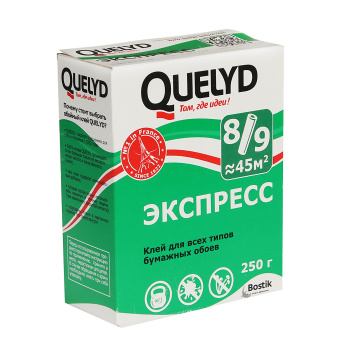 Клей для бумажных обоев Quelyd Экспресс, 45 м², 250 г