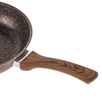 Сковорода алюм. а/приг.литая Kukmara "Granit ultra" original d24см Ст.кр. сго241а *1/4