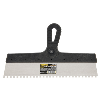 Шпатель малярный зубчат. 350мм зуб 6*6 "Korvus" (арт.1205109) *1/24
