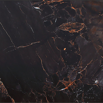 Керамогранит 1.44 м² Global Tile Decorum GT1206011705HPR, 1200х600х9 мм, суперполированный, черный