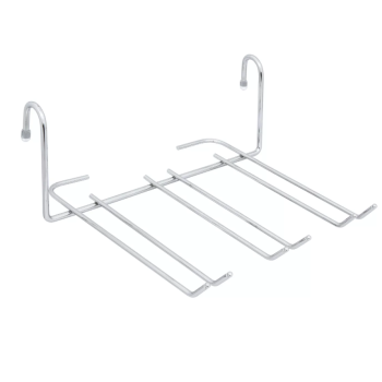 Полка навесная на рейлинг d16мм металл. хромир.- Держ. Бокалов 24,5х10см "Manzzaro" HD 23.61.00*1/24 Полка навесная на рейлинг d16мм металл. хромир.- Держ. Бокалов 24,5х10см "Manzzaro" HD 23.61.00*1/24