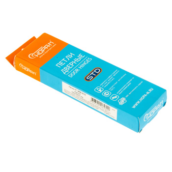 Петля универсальная 125*75*2,5мм ЧЕРНЫЙ FHP-STD (комплект 2шт.) Нора-М *1/10/50