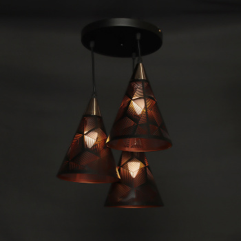 Люстра N5211/3H 3*40W E27 (d-370; h-300/h800) VERNER LIGHTING *1