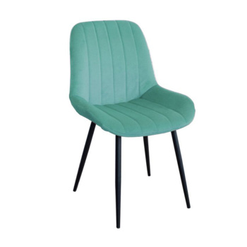 Стул FORPOST Мартин Лайт, 52x89x40 см, велюр конфетти аквамарин, голубой