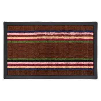 Коврик 45*75 см придверный COMFORT" "VORTEX" коричневый (арт.22386) *1