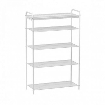 Подставка для обуви металл. "Verona 35" 5-ти ярусная 870х300х950мм Белый ПДОВ35 Б ("ЗМИ") *1