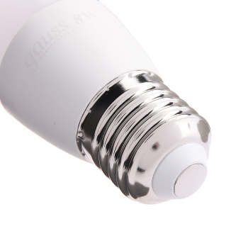 Лампа светодиодная Gauss Elementary, Е27, свеча, 8 Вт, 520 Лм, 3000 К, теплый белый