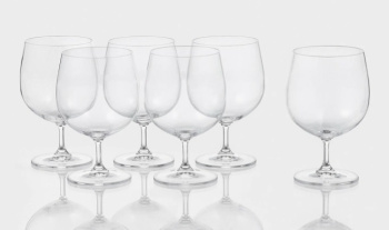 Набор бокалов стекло "BOHEMIA" "Пион" 380мл 6шт д/пива 40976/380 "KRYSTALEX" *1/8