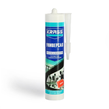 Герметик универсальный 300 мл KRASS, силиконовый, серый
