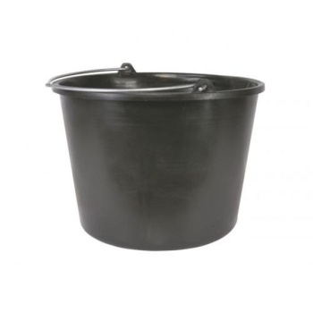 Ведро строительное 16 л Мультипласт, металлическая ручка, пластик