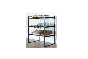 Обувница телескопическая 3 полки 40-70 см Overtop *1