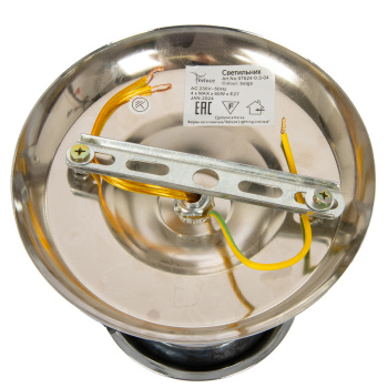 Люстра 07624-0.3-04 CR+BK Е27 60Вт S=24м2  *1/4