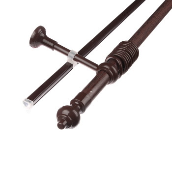 Карниз круглый d28мм Орех + U-шина 1,6 Магеллан *5