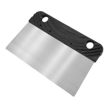 Шпатель д/клея ПВХ покрытия А2 200мм зуб2мм пластиковая ручка нерж.сталь BE (арт.316-8200) *1/20