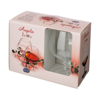 Набор бокалов для бренди 400 мл Crystalex Bohemia Анжела, 2 шт., стекло