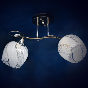 Люстра А2015/2 BCH 2*40Вт Е27 (h=280; d=460)  VERNER LIGHTING *1