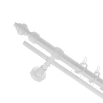 Карниз круглый d28мм Белый + U-шина 3,0 Магеллан *1/5