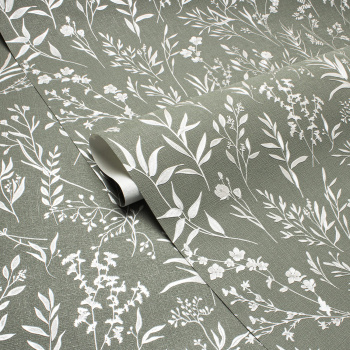 Обои  флиз Victoria Stenova  Lavanda (хаки) 287913 1.06*10м *6