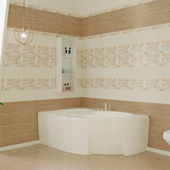 Плитка 30х20 см настенная 1.44 м² Axima Равенна, коричневый