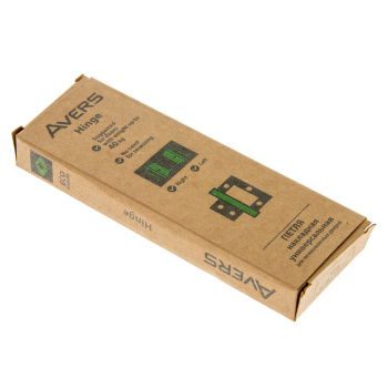 Петля без врезки 125*75*2,5мм ХРОМ CR (комплект 2шт.) AVERS *1/6/48