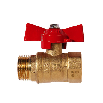 Кран шаровый 1/2" (Ø15) М/П бабочка STI 11Б27п1 (465) *1/160